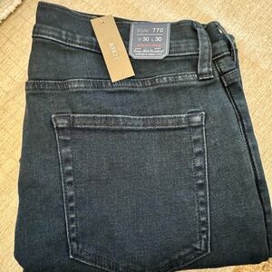 J. Crew Men's Straight Jeans - Dark Blue